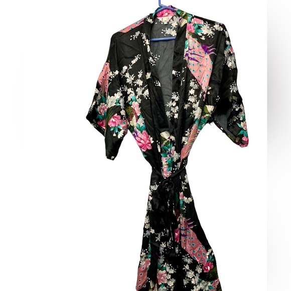 Jin Hon Kimono Coverup Robe Sz L - Picture 5 of 10